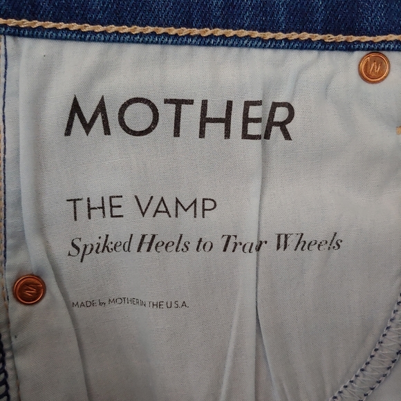 Mother The Vamp Jeans Cropped Size 25 - Picture 12 of 13